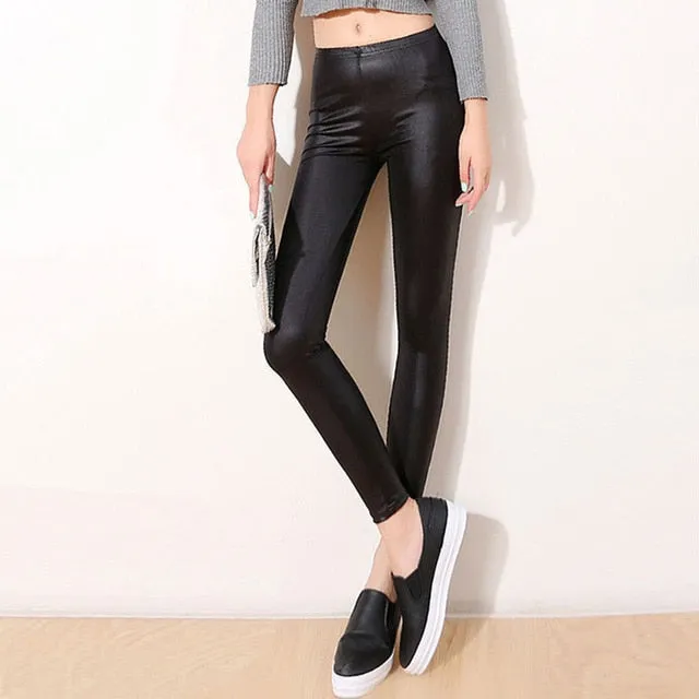 Faux Leather Leggings